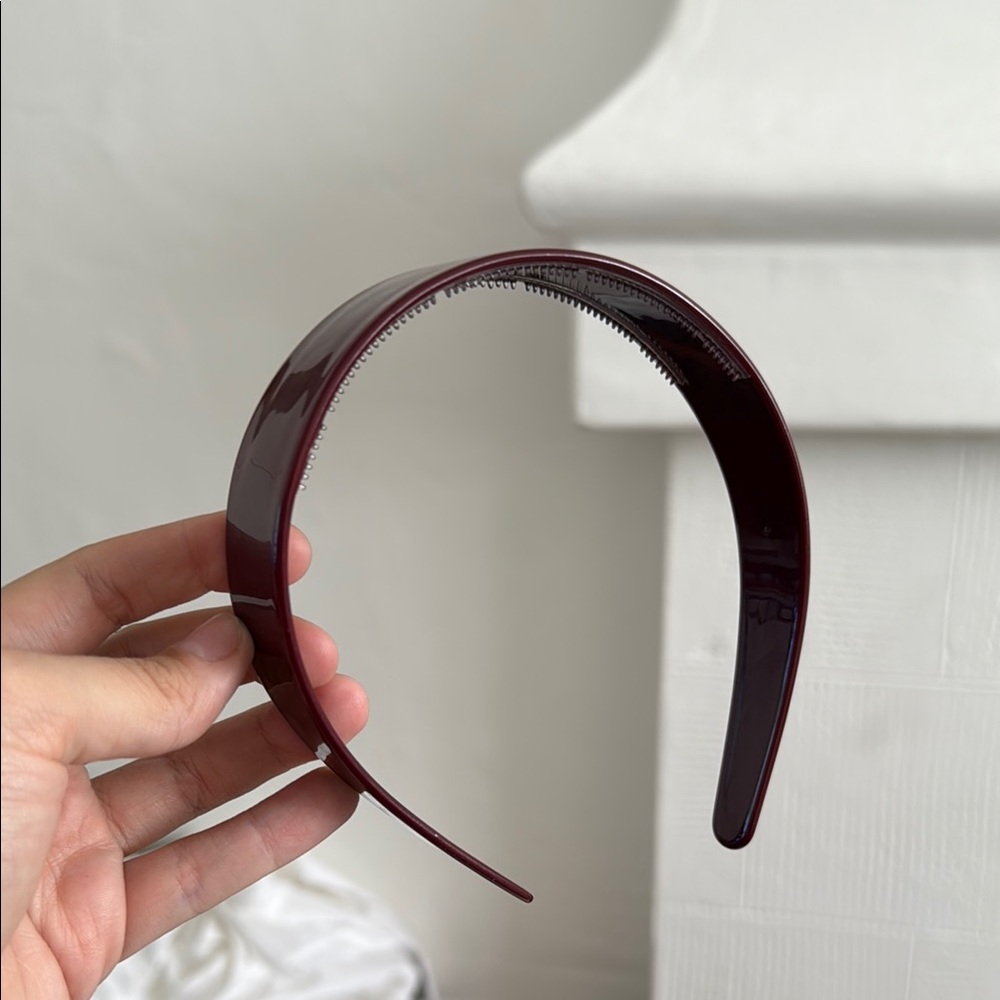 Elegant Burgundy Headband